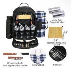 Sunflora Picnic Backpackt for 4 – Brand New, Never Used