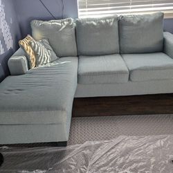 Sectional Couch Turquoise Color