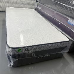 TWIN XL INTELLIBED MATTRESS & BOX SPRING BED SET