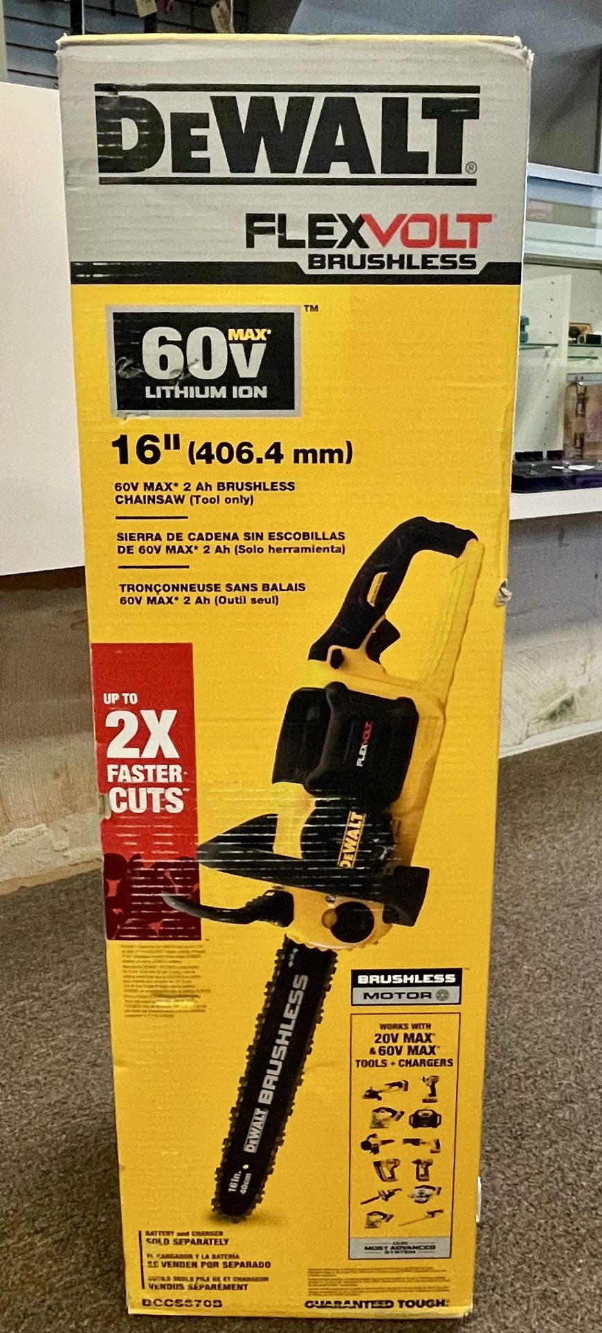 New In Box - Dewalt DCCS670B Chainsaw (tool only)