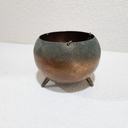Vintage Coppercraft Guild Mini Cauldron Swinging Handle 