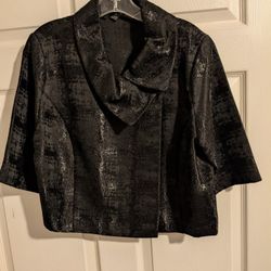 Audrey Hupbern 1940's Style Shiny Brocade 