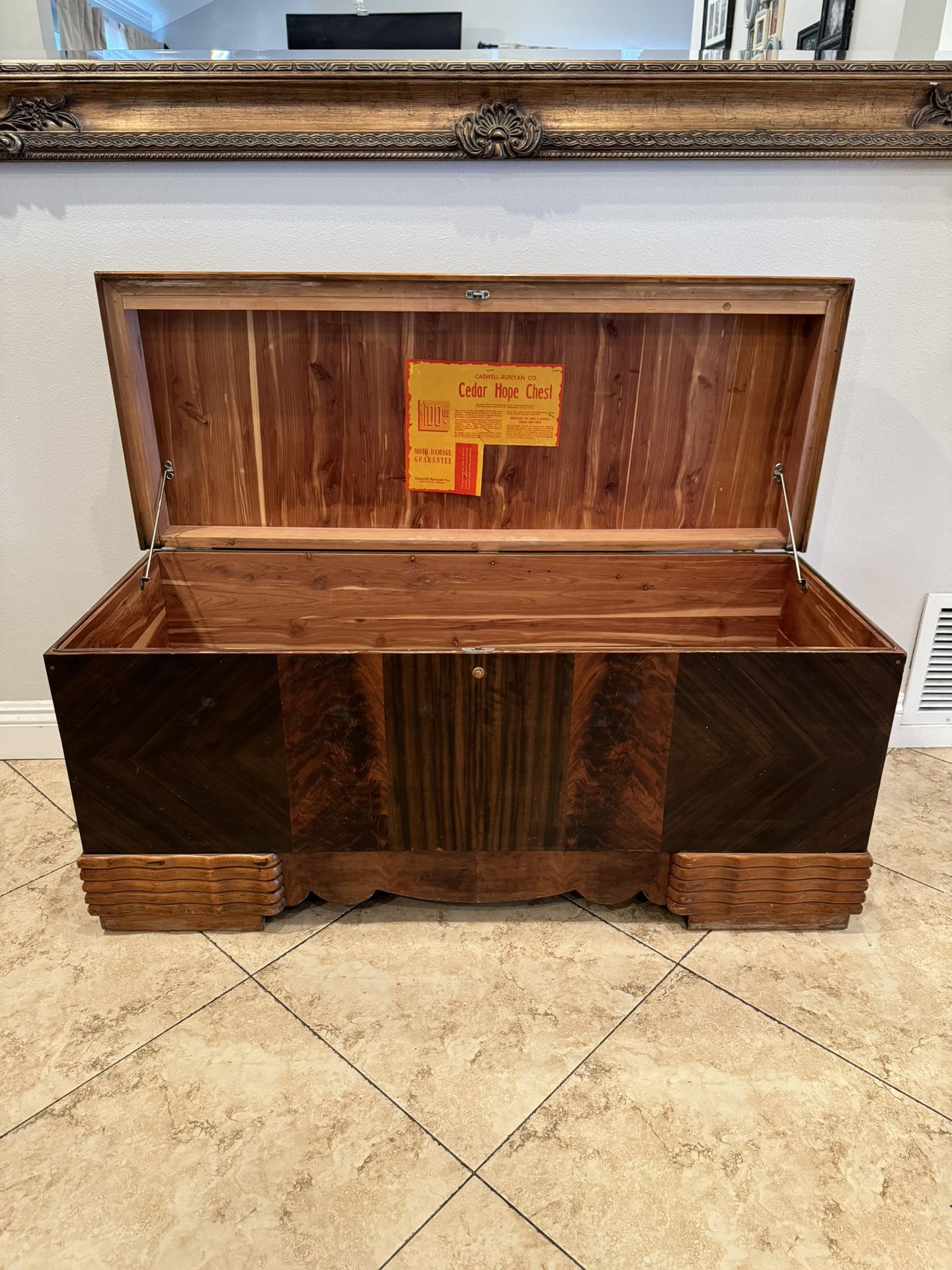 Vintage 1900’s Caswell-Runyan Co. Cedar Chest