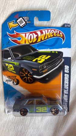 Hot Wheels Datsun Bluebird 510 Die-Cast Car
