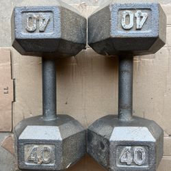 40 Lb Dumbbell Set