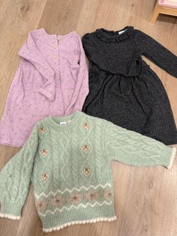 Zara kids clothes dresses sweater 4-5