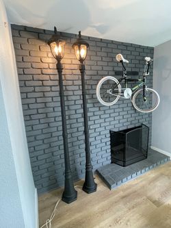 Pair of vintage style floor lamps
