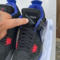 Jordan 4 Rare Air White Stitch Size 10.5 Dead Stock