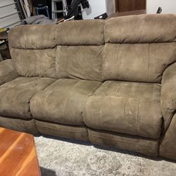 Flex steel Reclining Sofa