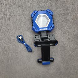 Kobalt 1500 -Lumens LED Battery-operated Rechargeable Clamped Work Light- used 