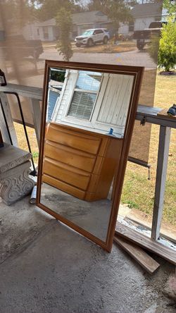 Large Wall Mirror with dresser