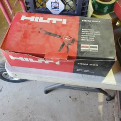 Hilti (contact info removed) HDM 500 Manual Adhesive Dispenser

