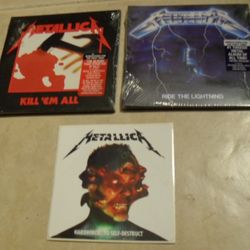 Metallica Remastered CD Lot -  Sealed - Kill Em & Lightning