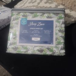 Dinosaurs Twin Bed Sheets