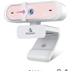 Pink Nexigo Webcam 1080p 60fps