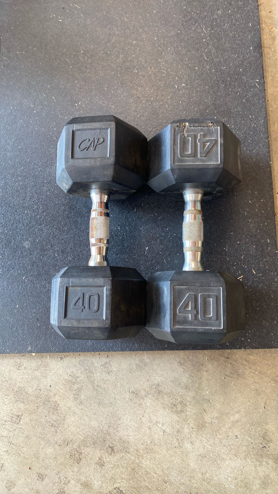 40lb Pair Of Dumbbells For $80