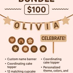 Birthday banner bundle