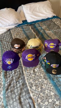 Laker snap back hats