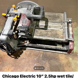 Chicago Electric Wet Saw
