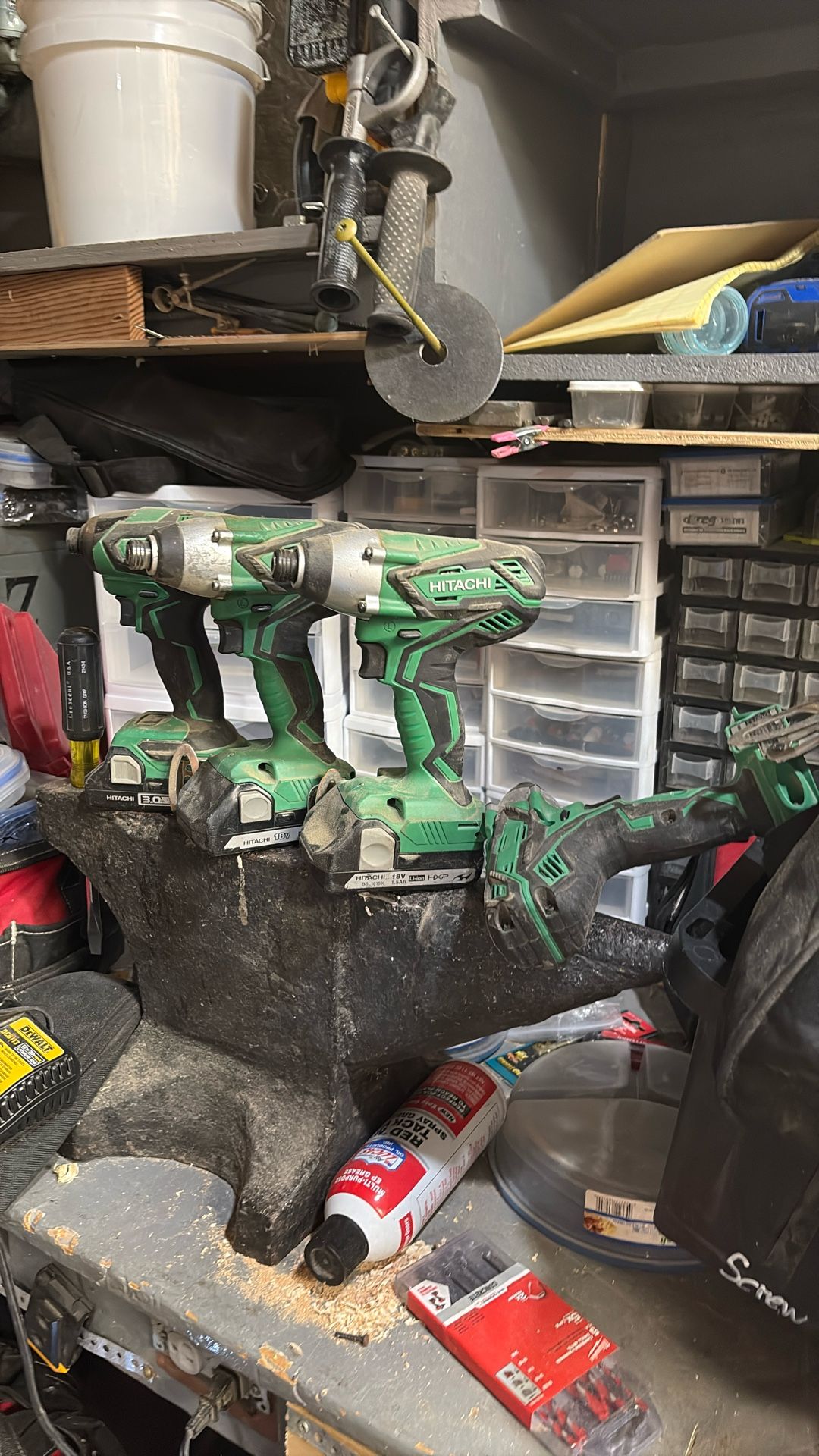 Cordless Hitachi Impact Drills