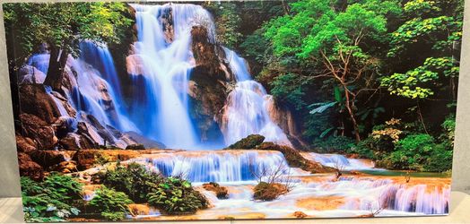 Waterfall Wall Art Living Room Decorations Landscape Canvas Art
