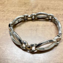 MONET Vintage (Early Piece) Silver Plated Bracelet 