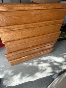 Tall Oak Dresser 3’6”x2’8”x1’4”