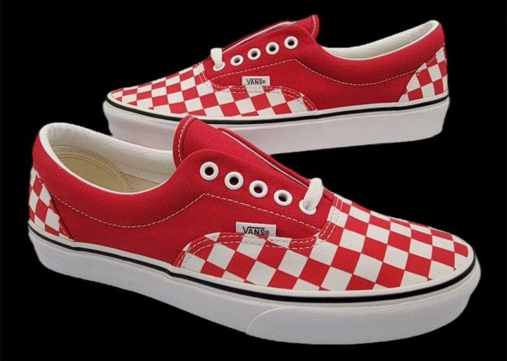 Vans Checkerboard Racing Red Men’s 9.0 Women’s 10.5