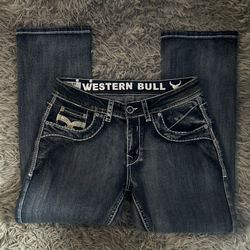 Western bull Vaquero/Dance BootcutJeans