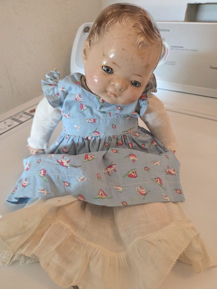 Antique Vintage American Character Doll Baby Sleepy Eyes