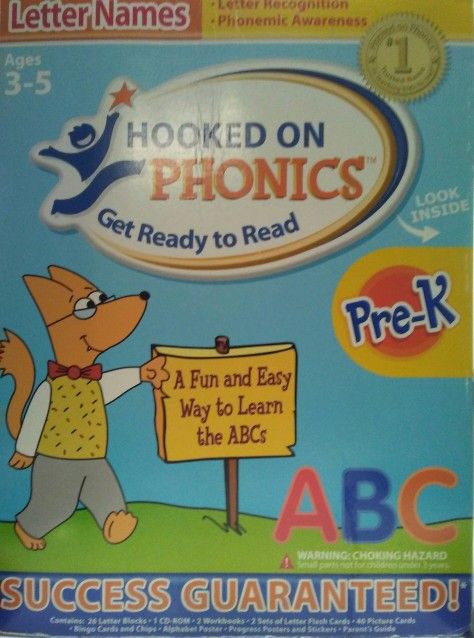Windows 2000/ XP CD ROM Hooked On Phonics LETTER NAMES ABC