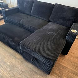 Black Sofa  Sectional 