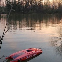 24" Blackjack RC Boat RTR Everything Included 35+mph Lots Of Fun
