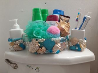 3 Set de baño de piedras de mar
