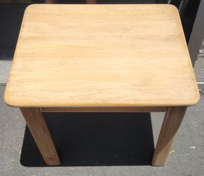 Wood Side Table