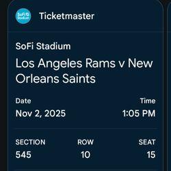 Los Angeles Rams Vs Saints