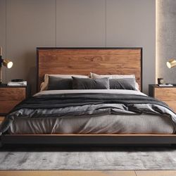 Modani Envy Acacia Bed Frame