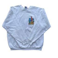 Hawaii Hanes Activewear XL Crewneck Sweater Y2K Vintage