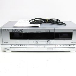 ION Tape2PC USB Double Cassette Tape Deck Recorder Player