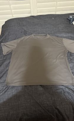 Grey Tee With Graphic On The Back 