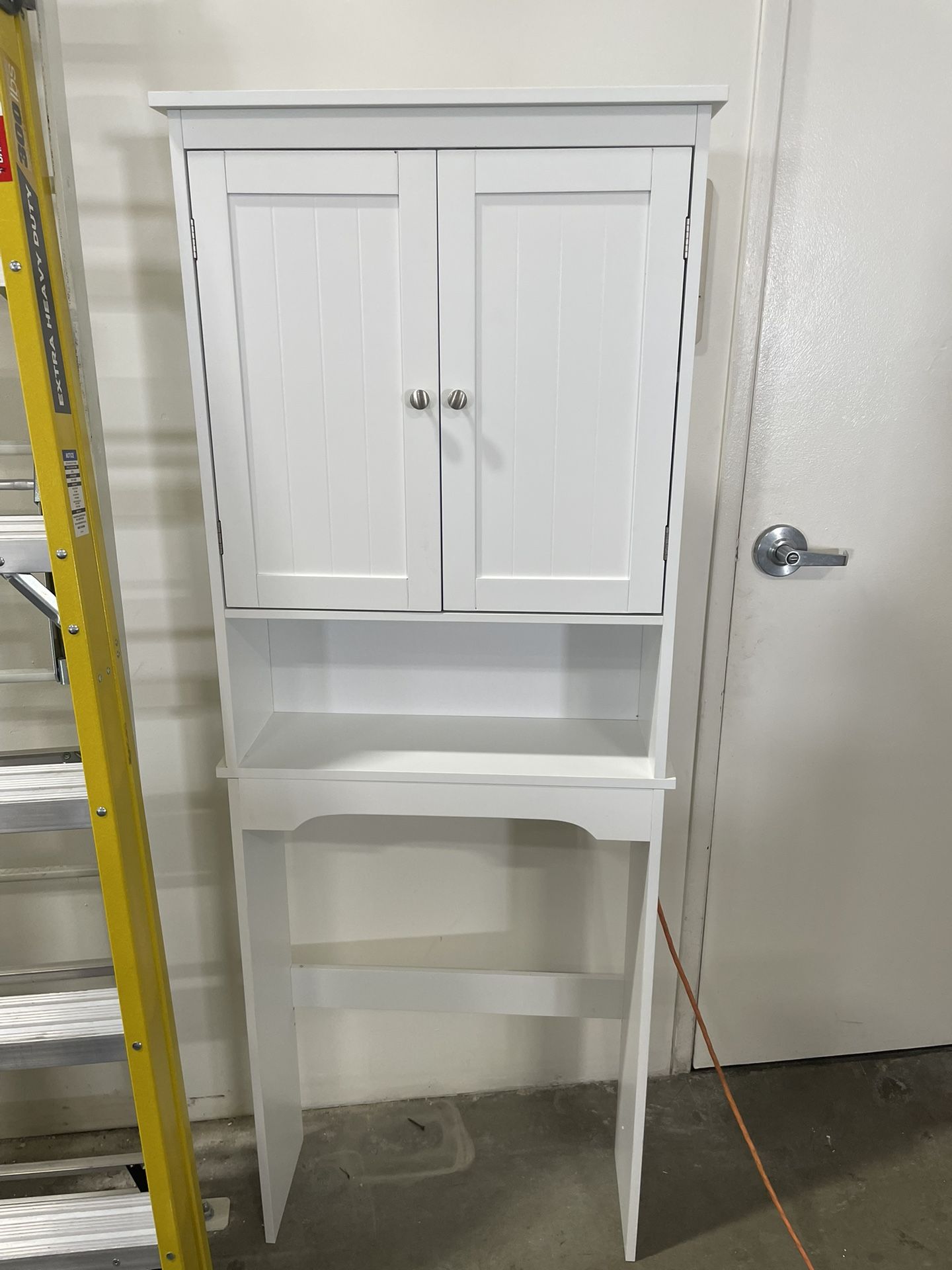 Assembled New Over The Toilet Storage Cabinet, Bathroom Shelf Over Toilet, Bathroom Storage Cabinet