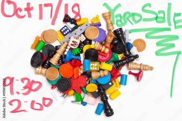 YARD SALE OCTOBER 17/18 from 9:30-2:00