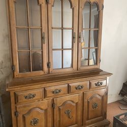 Wood Hutch 