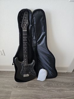 Smart Electric Guitar, 39" Beginner Kit with Built-in 4 Effects