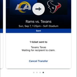 Rams Vs Texans 