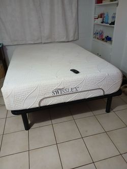 Adjustable full size bed.