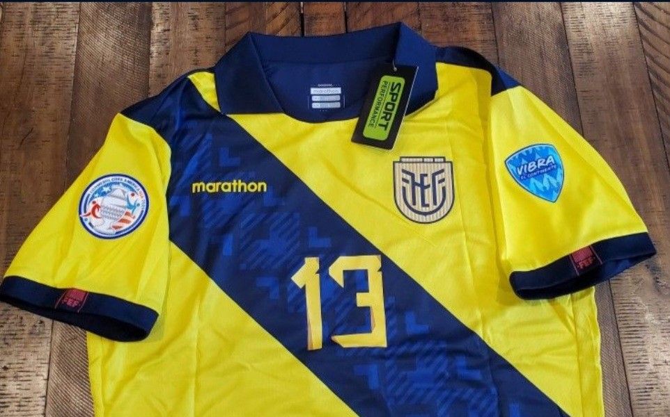 Ecuador National Soccer Jersey Valencia Size medium & large Adult Size