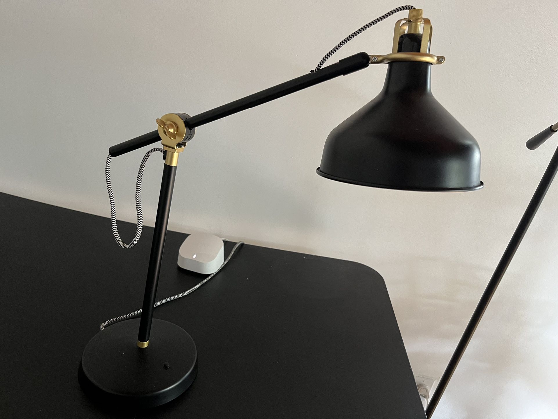 Black Metal Architect Desk Lamp