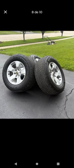 Chevy Silverado wheels and tires  275/65R18