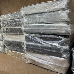 New Mattress, Boxprings & Metal Frame. All Sizes Available. Excellent Quality Low Prices. Twin Mattress At $99. Hablamos Español.